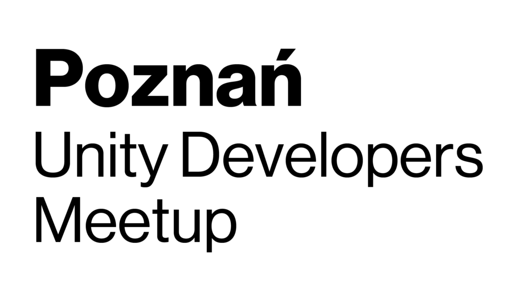 Poznan Unity Developers Meetup Logo