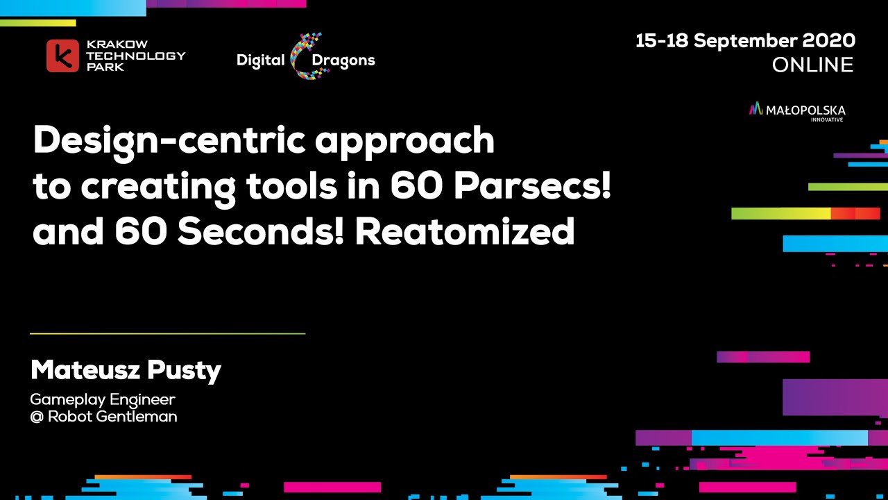 Design-centric approach to creating tools in 60 Parsecs! and 60 Seconds!